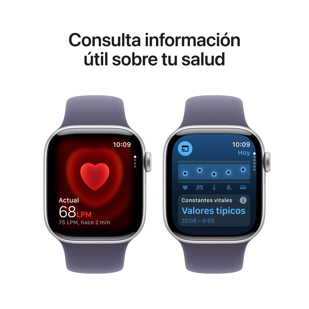 Apple Watch Series 11 GPS 42 mm Aluminio Plata 64gb - compatibilidad = solo iOS (iPhone) | el reloj no funciona con Android