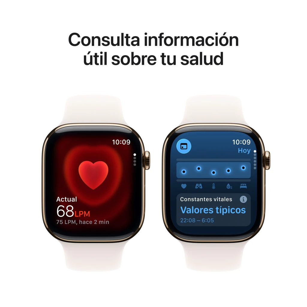 Apple Smartwatch Watch Series 11 GPS + Cellular 46 mm Titanio 64gb gris - resistencia = IP6X al polvo y 50 m al agua | apto