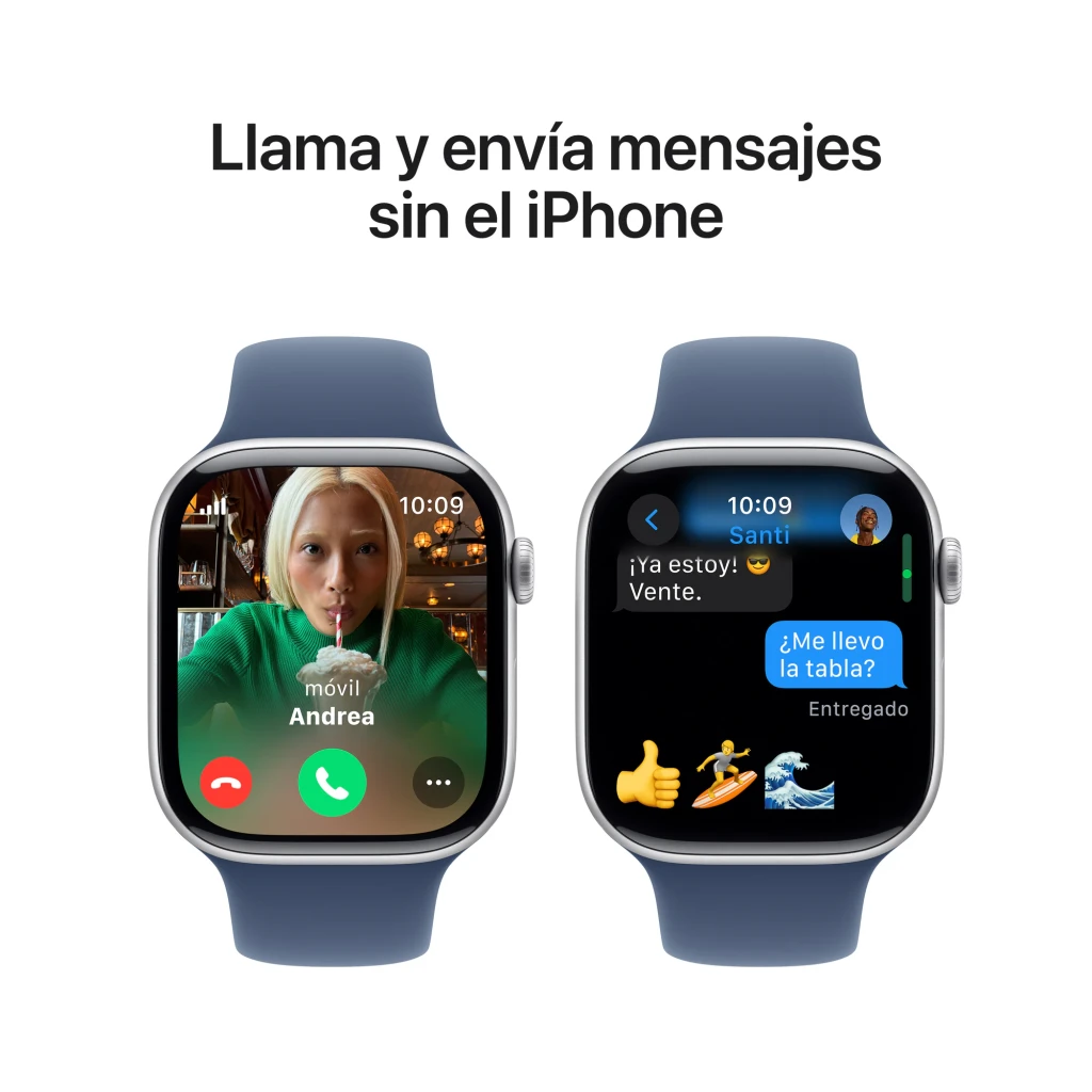 Apple Watch Series 10 GPS + Cellular 46 mm Plata 64gb - detalhe 2
