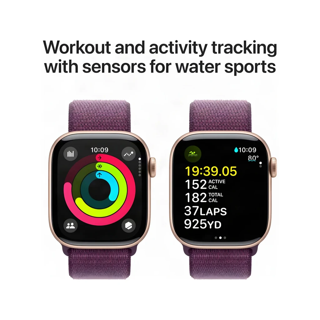 Apple Smartwatch Watch Series 10 GPS 42 mm Oro Rosa 64gb - détail 2