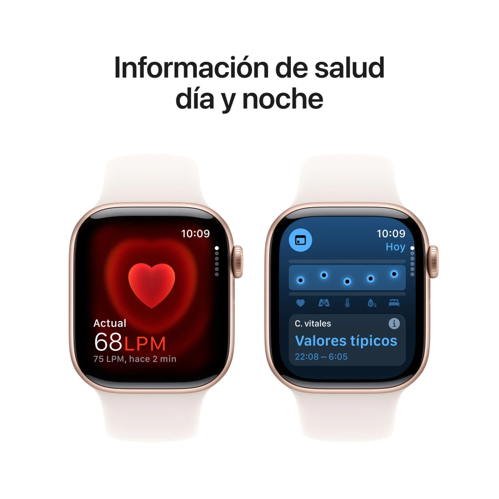 Apple Smartwatch Watch Series 10 GPS + Cellular 42 mm Oro Rosa - détail 2