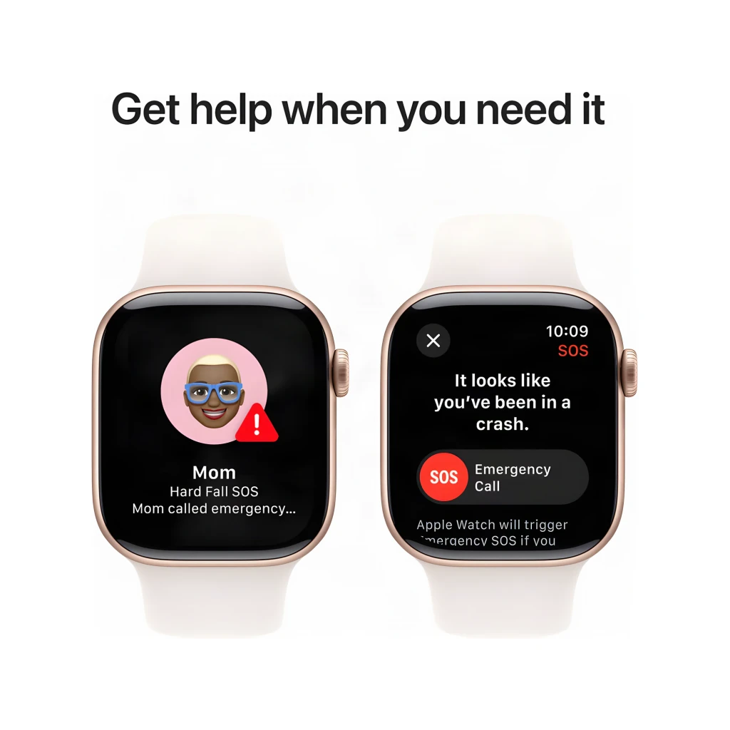 Apple Smartwatch Watch Series 10 GPS + Cellular 42 mm Oro Rosa - détail 4