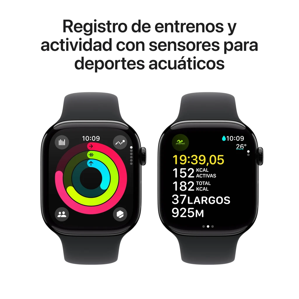 Apple Smartwatch Watch Series 10 46 mm GPS + Cellular Negro - detalhe 2