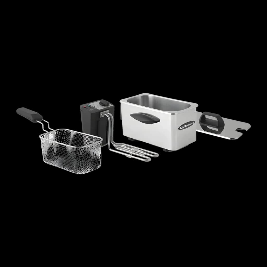 Orbegozo Freidora de aceite FDR-16 1,5 L 1500 W Acero inoxidable - capacidad = 1,5 L | suficiente para 2-3 raciones; quien