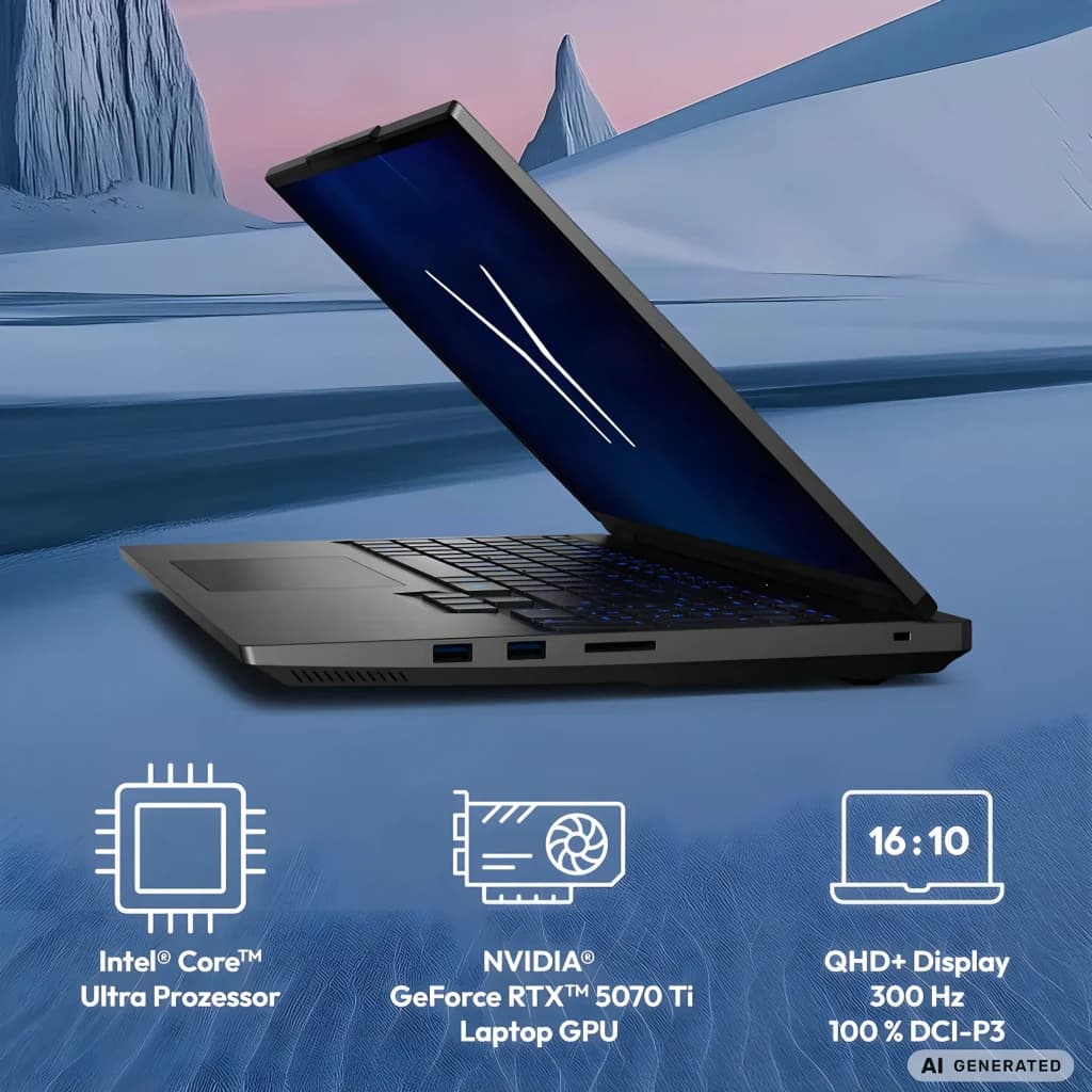 Gigabyte Portátil Aero X16 1WH93DEC64AH AMD Ryzen AI 7 350 32+1000 GB NVIDIA GeForce RTX 5070 1tb space gray (gris) 4