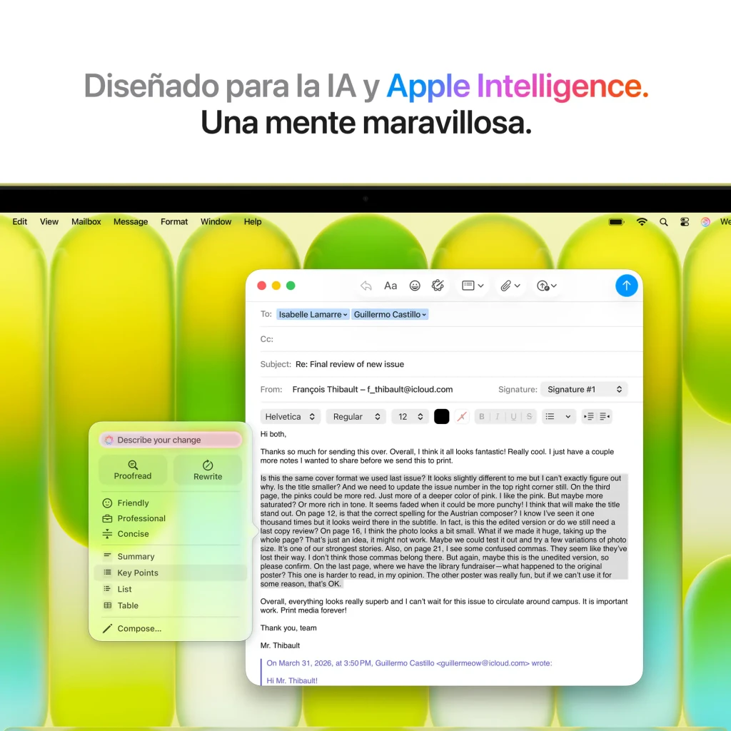 Apple MacBook Neo 13 pulgadas A18 Pro 8GB/512GB cal - detalle