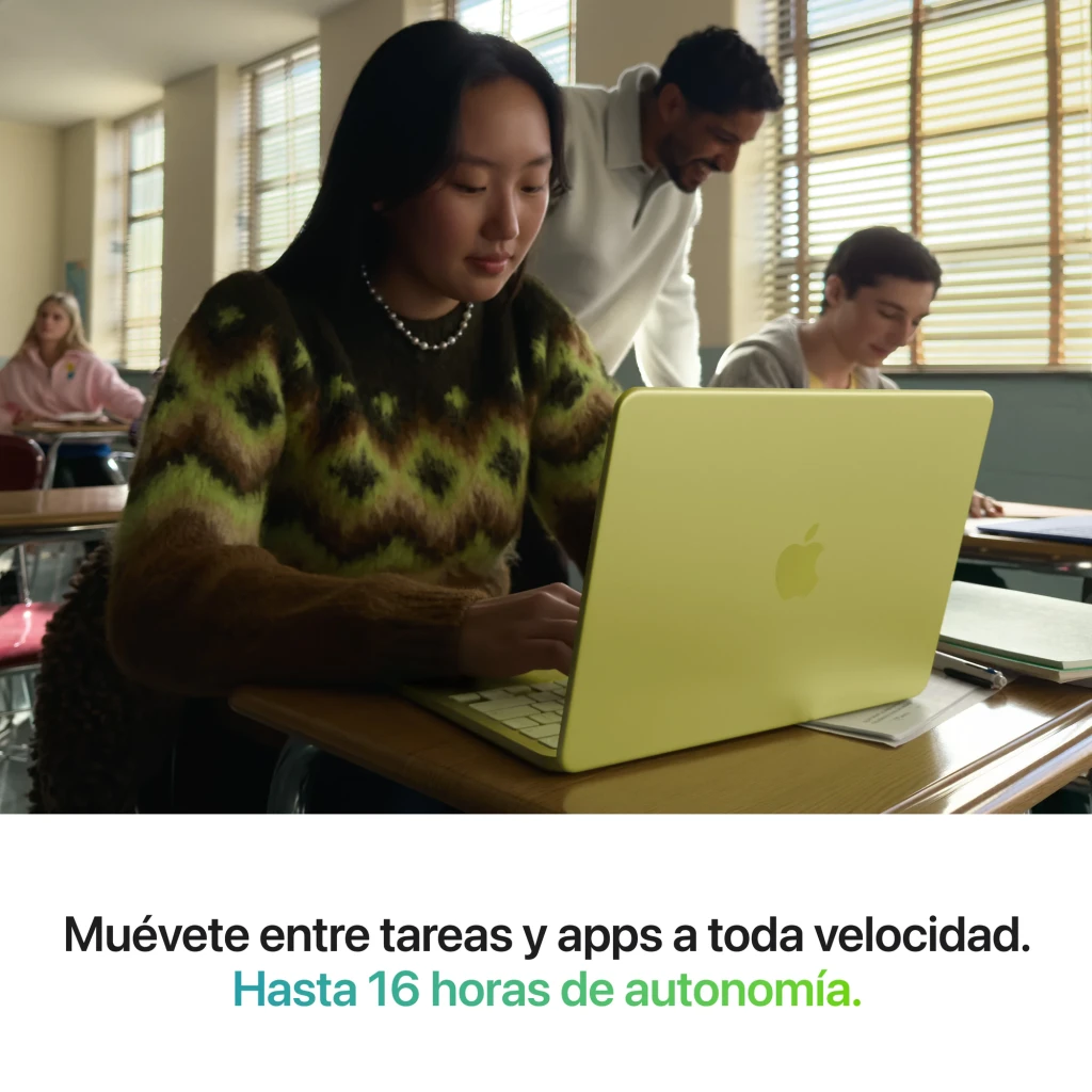 Apple MacBook Neo 13 pulgadas A18 Pro 8GB/256GB Plata - almacenamiento = SSD 256 GB | capacidad ajustada para un portátil de