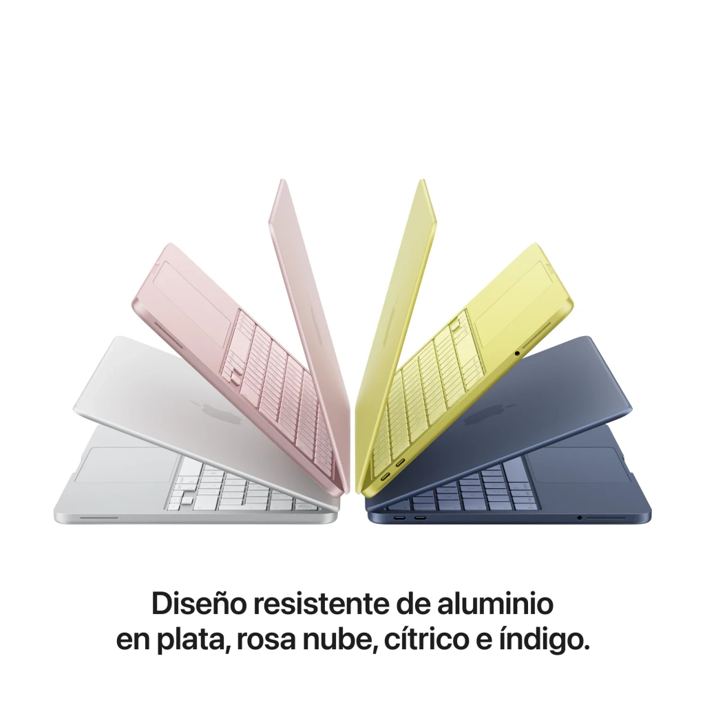 Apple MacBook Neo 13 pulgadas A18 Pro 8GB/256GB Plata - memoria RAM = 8 GB unificada, no ampliable | la memoria está soldada