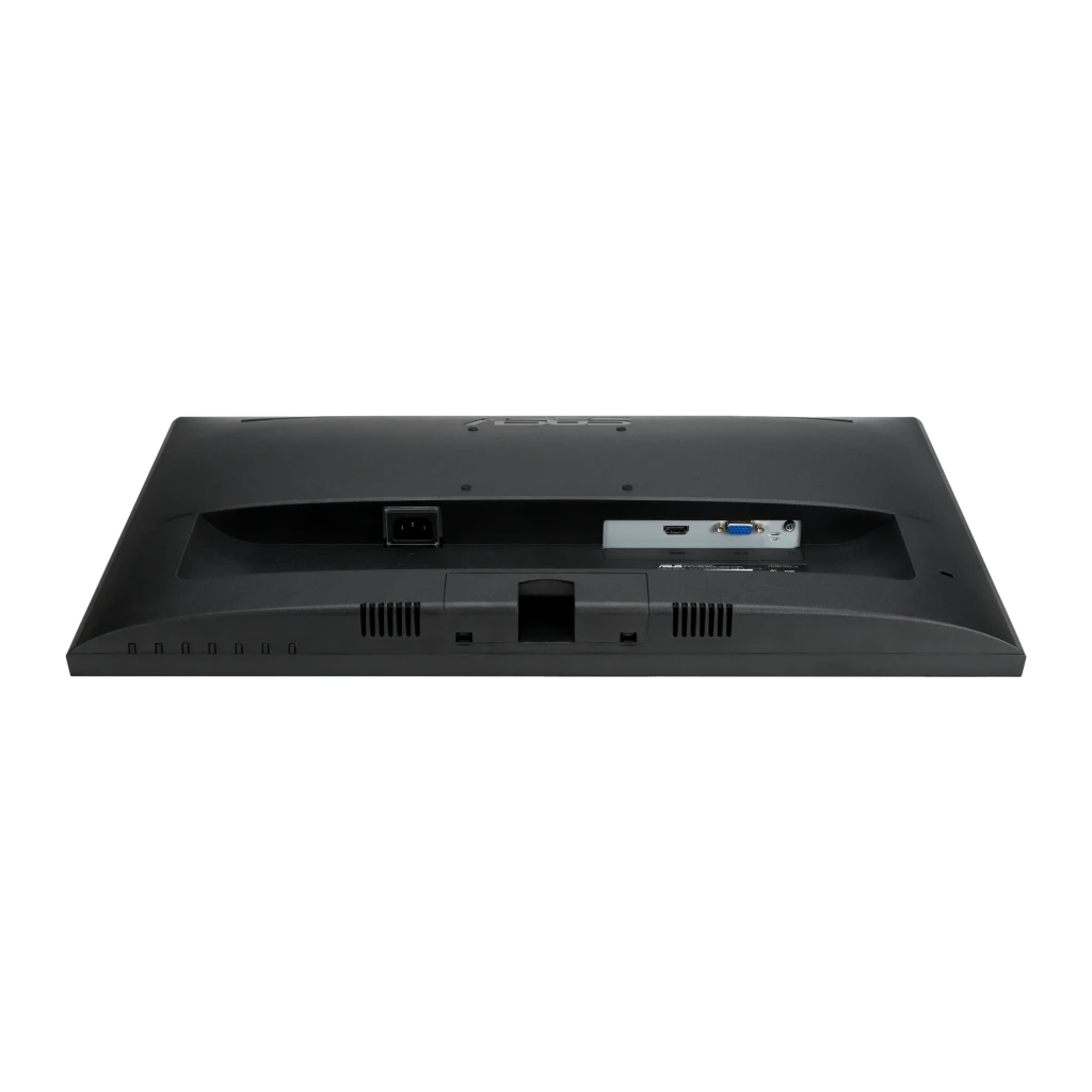 ASUS Monitor VY249HGR 23.8" Full HD Negro, vista inferior trasera: puertos HDMI, VGA y conector de alimentación