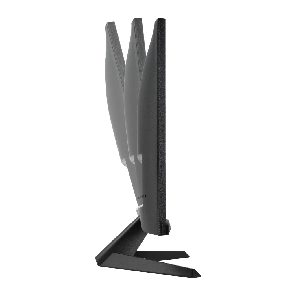 ASUS Monitor VY249HGR 23.8" Full HD Negro, vista lateral: perfil ultradelgado del panel y base en Y desde el lado