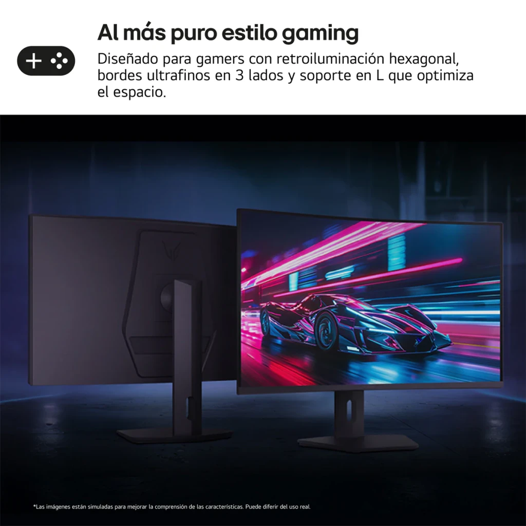 LG Monitor UltraGear 32G600A-B 32 pulgadas Quad HD 180Hz VA Curvo HDR10 negro - sincronización = AMD FreeSync Premium; sin