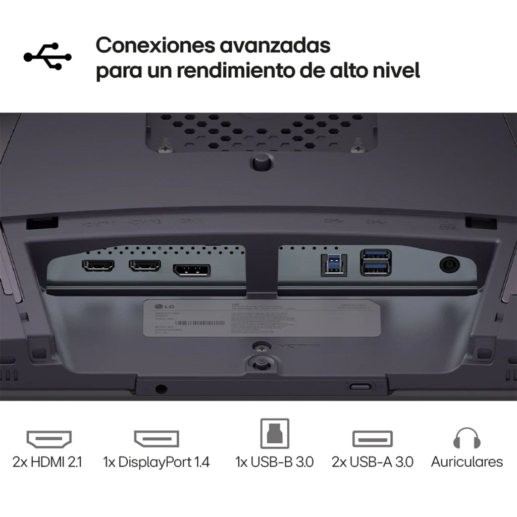 LG Monitor UltraGear OLED 32GX850A-B 32 pulgadas 4K UHD 165Hz negro - compatibilidad con sincronización adaptativa = G-SYNC