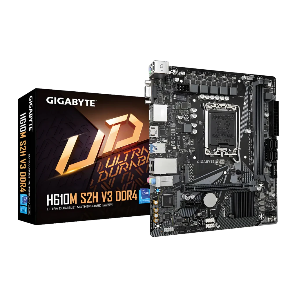 Gigabyte Placa base H610M S2H V3 DDR4 negro - vista principal