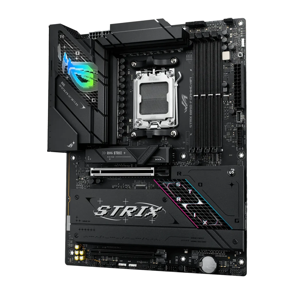 ASUS Placa base ROG STRIX B850-F GAMING WIFI negro - socket = Zócalo AM5 | determina si la placa es compatible con tu