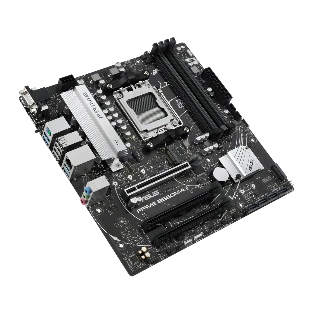 ASUS Placa Base PRIME B650M-A II CSM AMD AM5 DDR5 micro ATX negro - factor de forma = Micro ATX (244 x 244 mm) | encaja en
