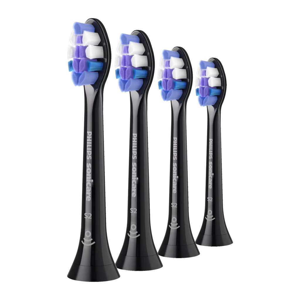 Philips Cabezales de recambio Sonicare Sensitive HX6054/88 negro - vista principal