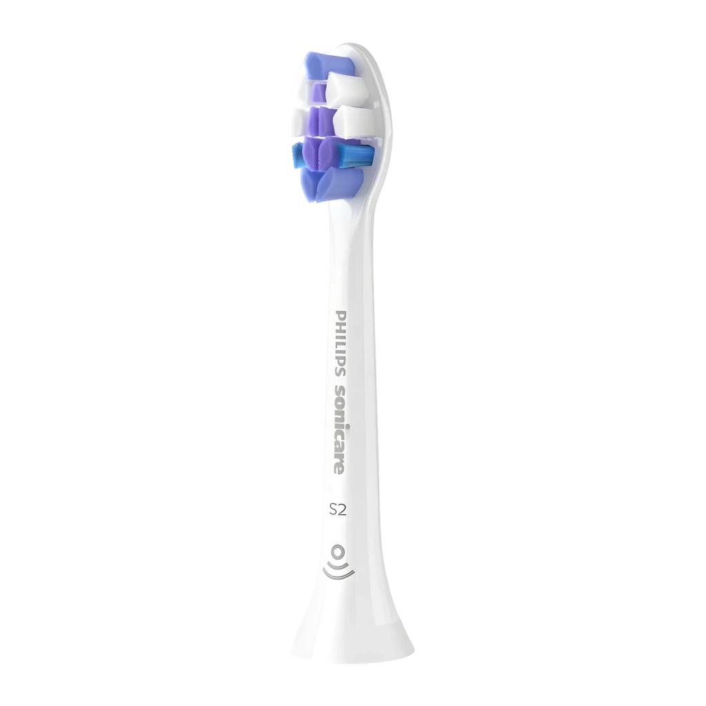 Philips Cabezales de repuesto Sonicare S2 Sensitive HX6056 6 unidades, blanco - filamentos extrasuaves diseñados