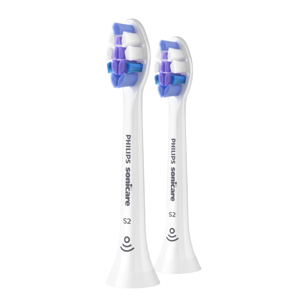 Philips Cabezales de recambio Sonicare S2 Sensitive HX6052 2 uds., blanco - compatibilidad = DiamondClean, DiamondClean 9000