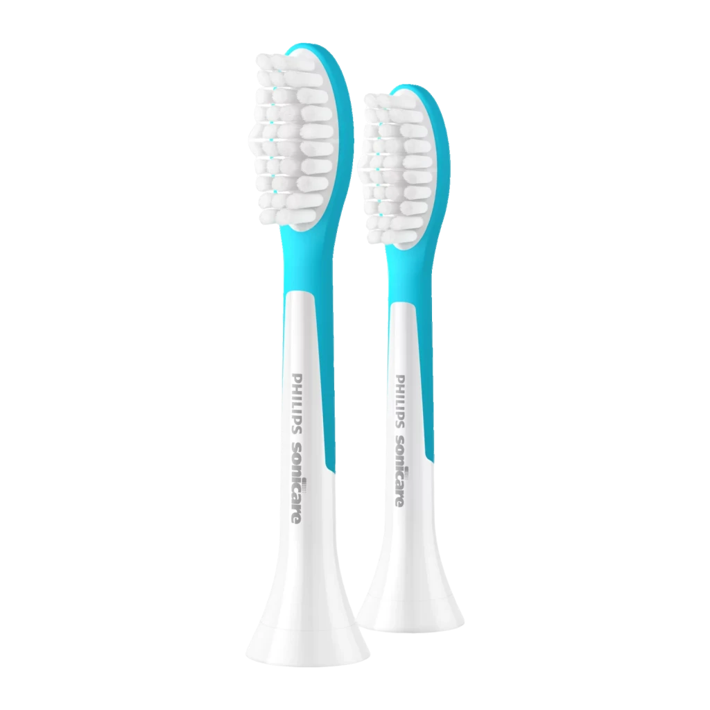 Philips Cabezales de cepillo Sonicare For Kids HX6042/90 azul, blanco - marca compatible = Philips | solo encajan en mangos