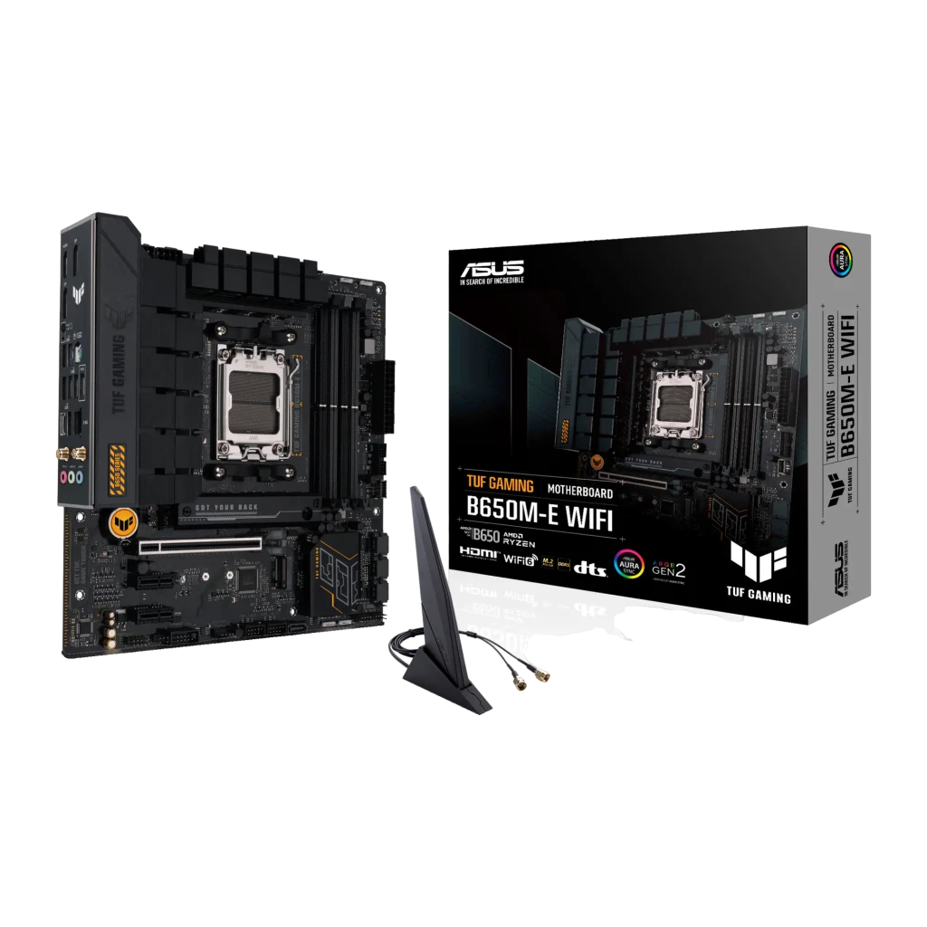 ASUS TUF GAMING B650M-E negro - vista principal