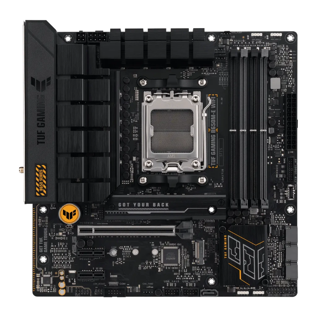 ASUS TUF GAMING B650M-E negro - socket de procesador = Zócalo AM5 | solo es compatible con