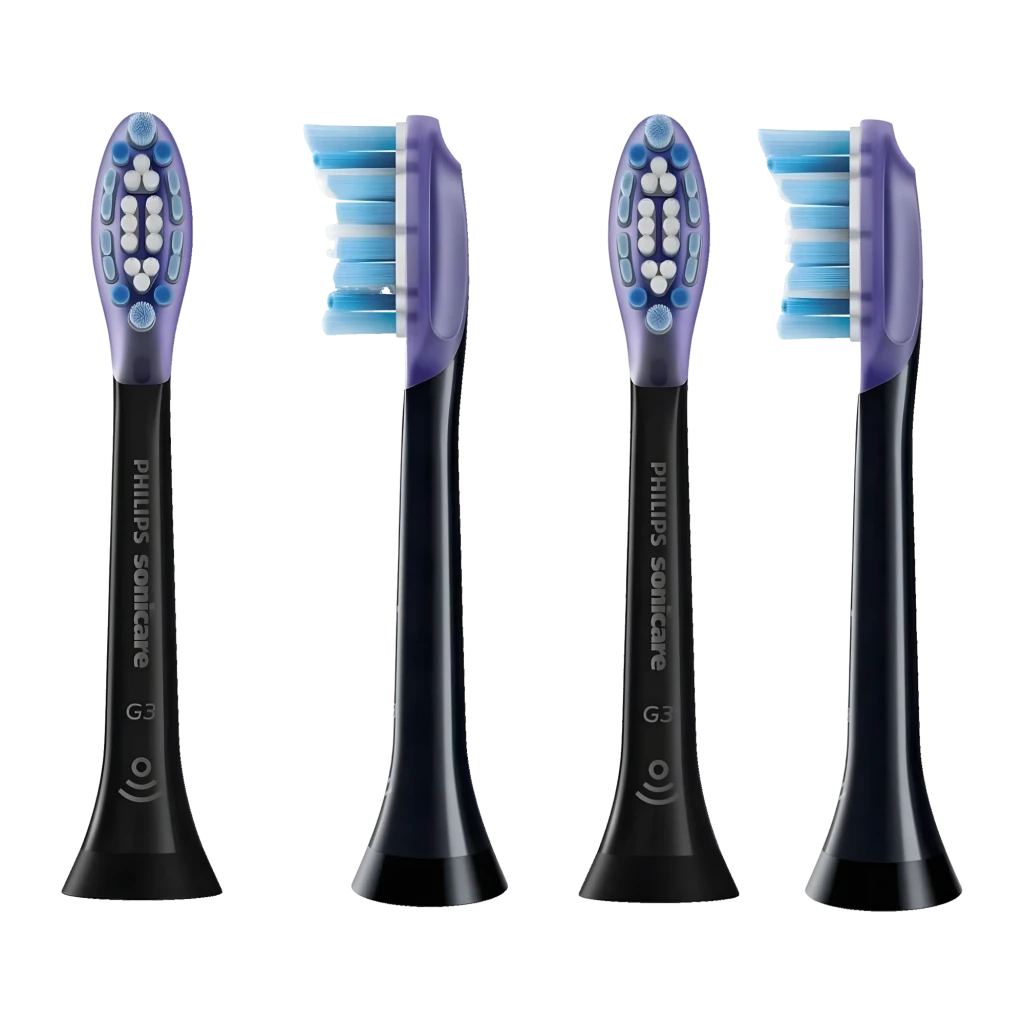 Philips Cabezales de recambio Sonicare G3 Premium Gum Care HX9054/33 negro - plazo de sustitución = cada 3 meses | señal para