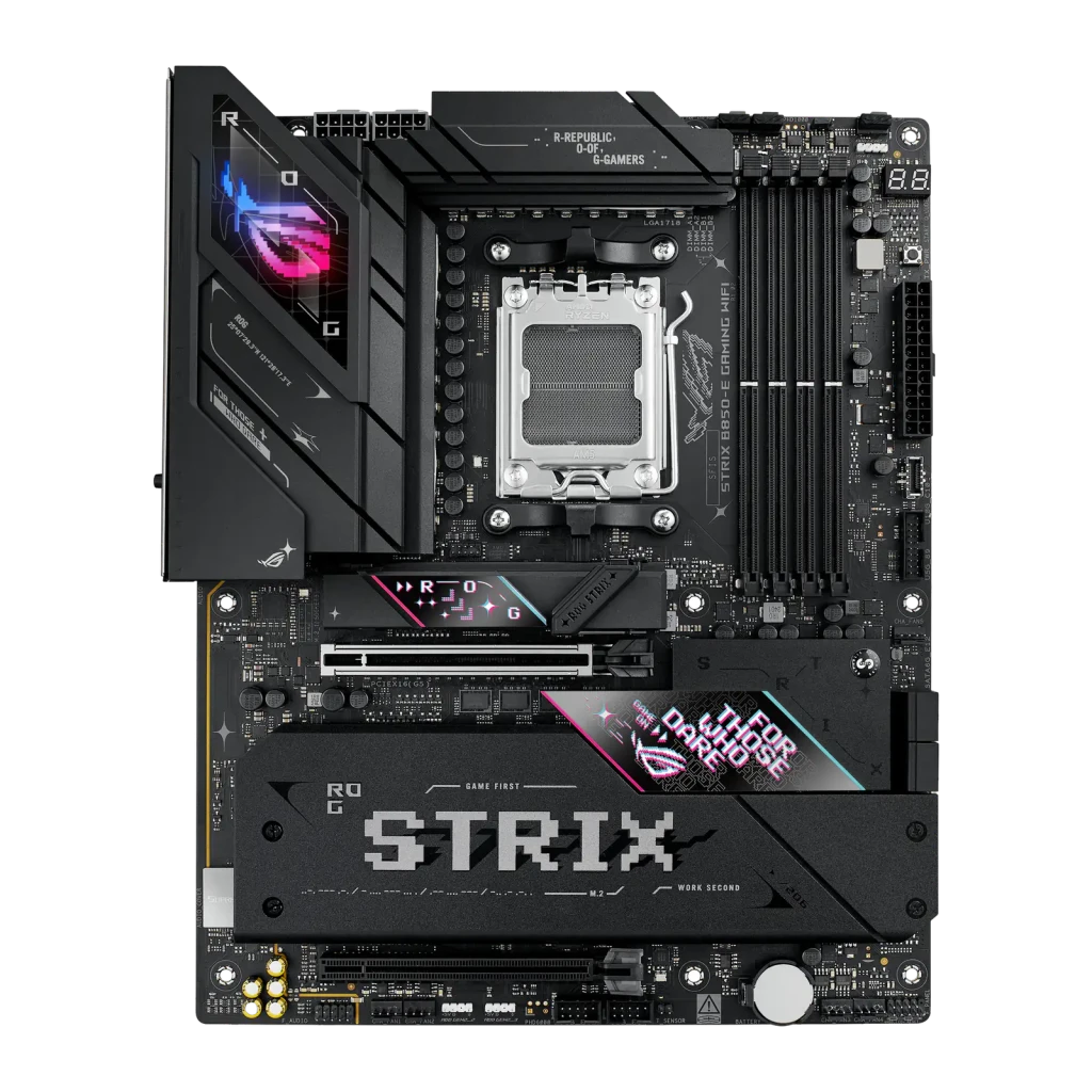 ASUS Placa base ROG STRIX B850-E Gaming WiFi negro - socket AM5 + chipset B850 | solo funciona con procesadores AMD Ryzen