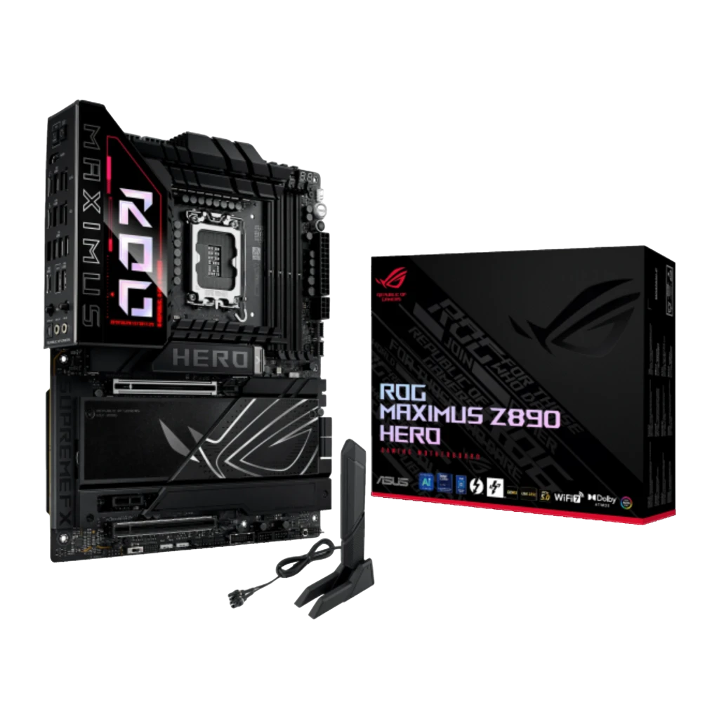 ASUS Placa base ROG Maximus Z890 Hero negro - vista principal