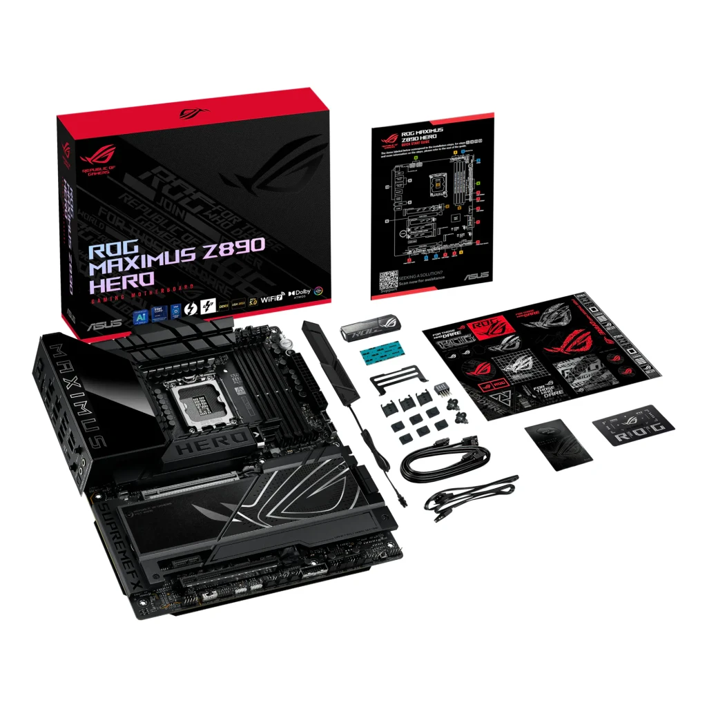 ASUS Placa base ROG Maximus Z890 Hero negro - detalle
