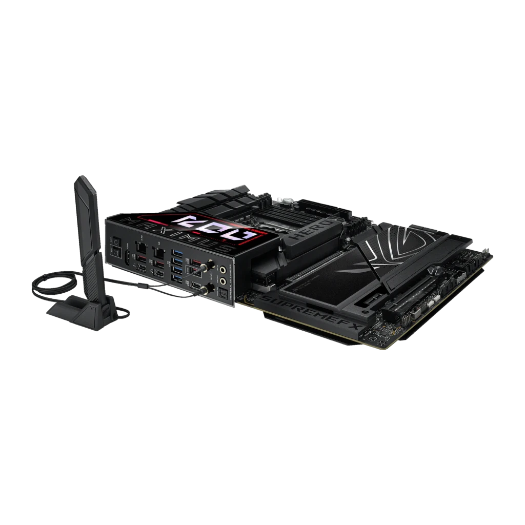 ASUS Placa base ROG Maximus Z890 Hero negro - ranuras de almacenamiento = 6 x M.2 + 4 x SATA III | seis ranuras M.2