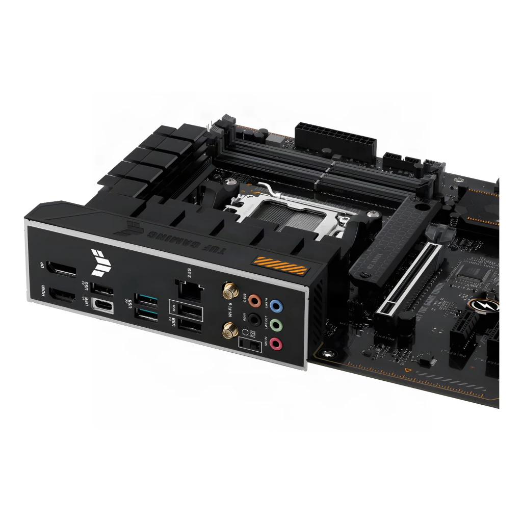 ASUS TUF GAMING A620M-PLUS WIFI negro - almacenamiento = 2 ranuras M.2 + 4 puertos SATA III | permite combinar
