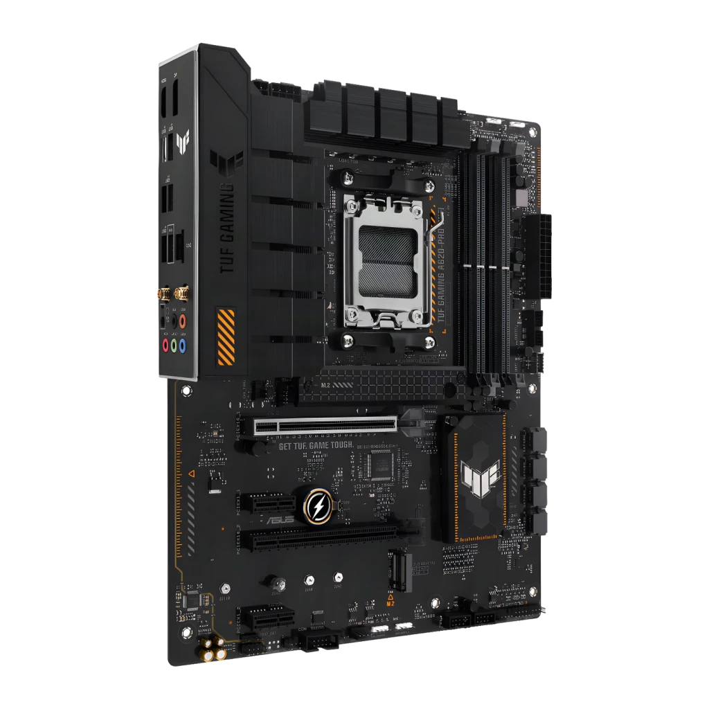 ASUS TUF GAMING A620M-PLUS WIFI negro - tipo de memoria RAM = DDR5, 4 ranuras, hasta 192 GB, doble canal | la