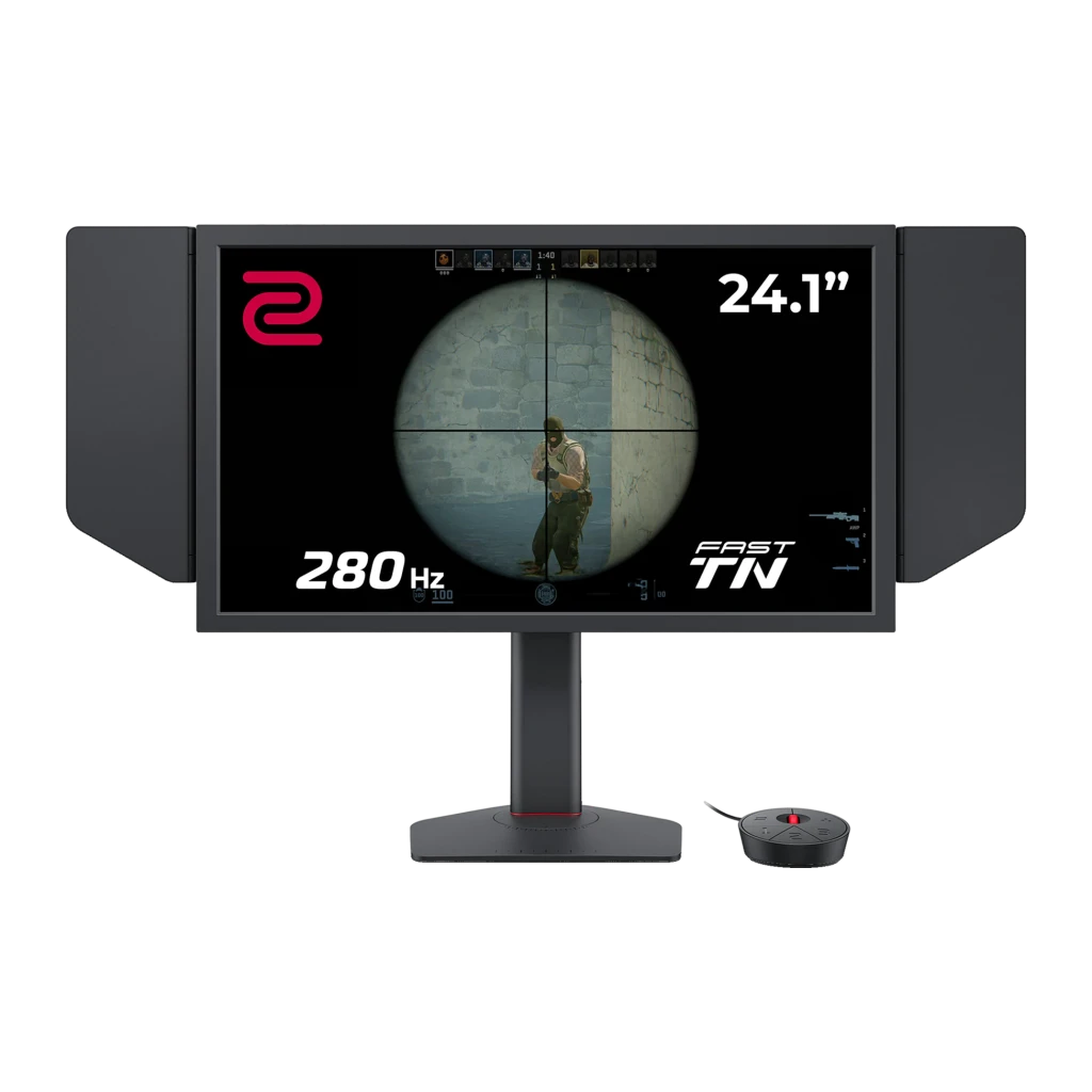 BenQ monitor zowie xl2540x plus 24 1 fullhd 280hz tn fast ajuste altura s switch preto - vista principal
