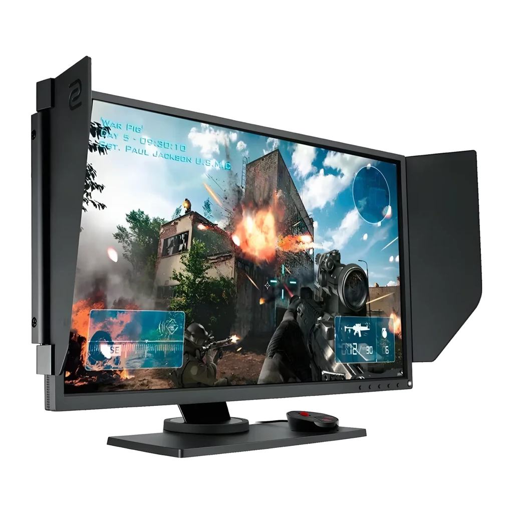 BenQ monitor zowie xl2540x plus 24 1 fullhd 280hz tn fast ajuste altura s switch preto - detalhe