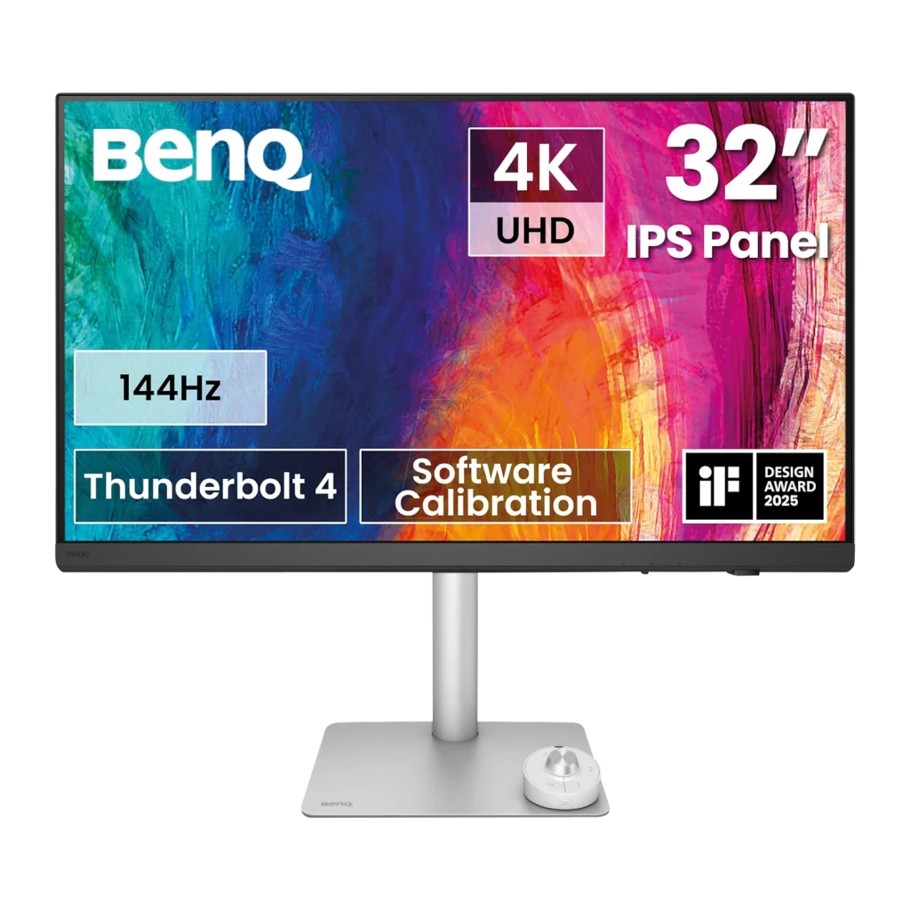 BenQ Monitor PD3226G 31,5 pulgadas 4K UHD IPS 144 Hz preto - vista principal