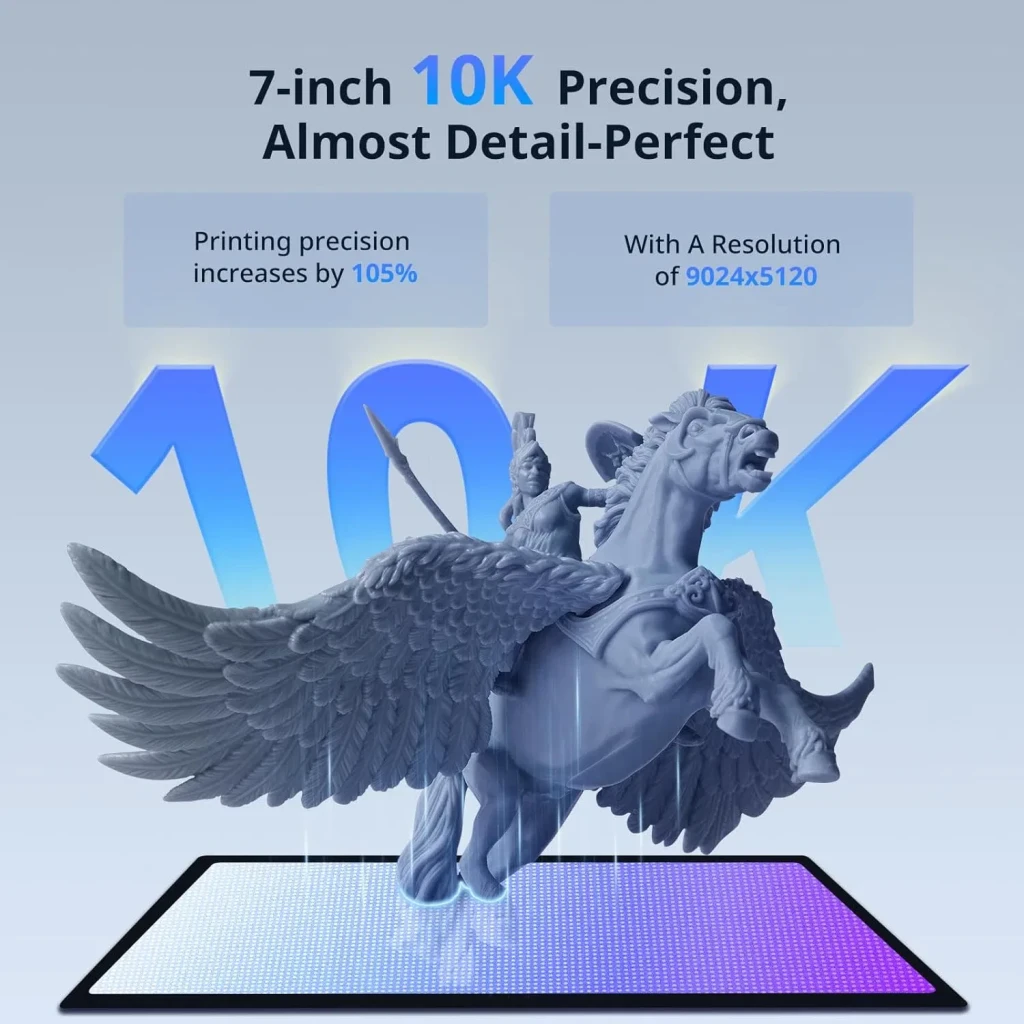 Anycubic Impresora 3D Photon Mono 4 Ultra preto - detalhe 6
