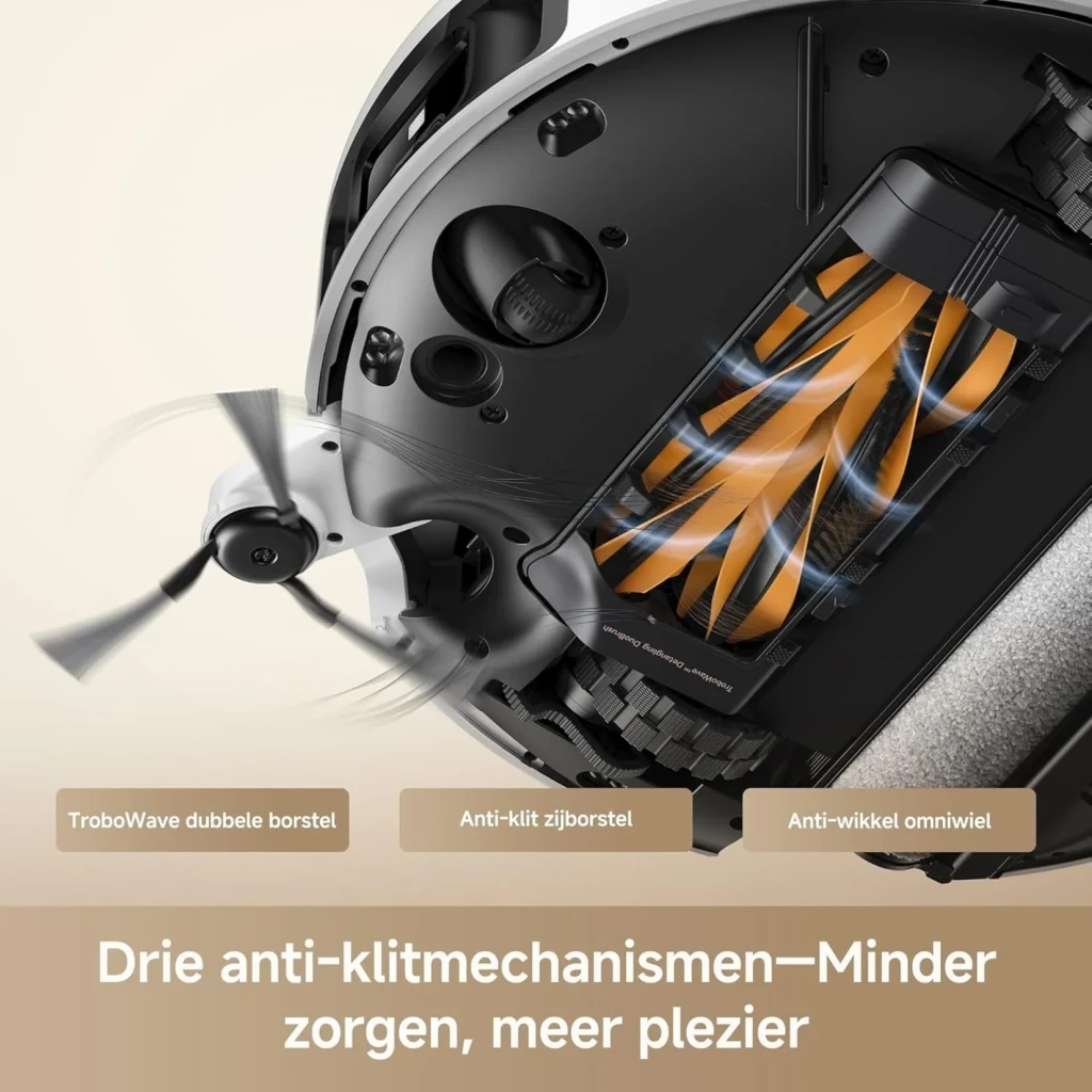 MOVA Aspirador robot Z60 Ultra Roller blanco - detalle