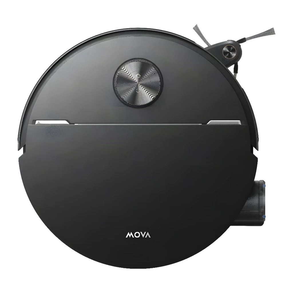 MOVA Robot aspirador y friegasuelos Z70 Ultra Roller Complete con estación de limpieza negro - mopa elevable automáticamente