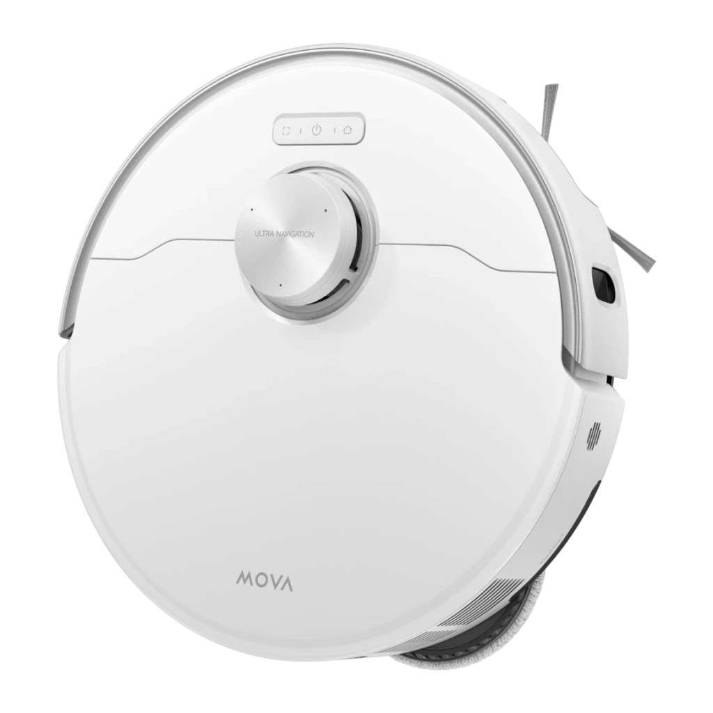 MOVA Robot aspirador y fregasuelos P70 Pro Ultra con estación de limpieza blanco - potencia de succión = 30000 Pa | una de