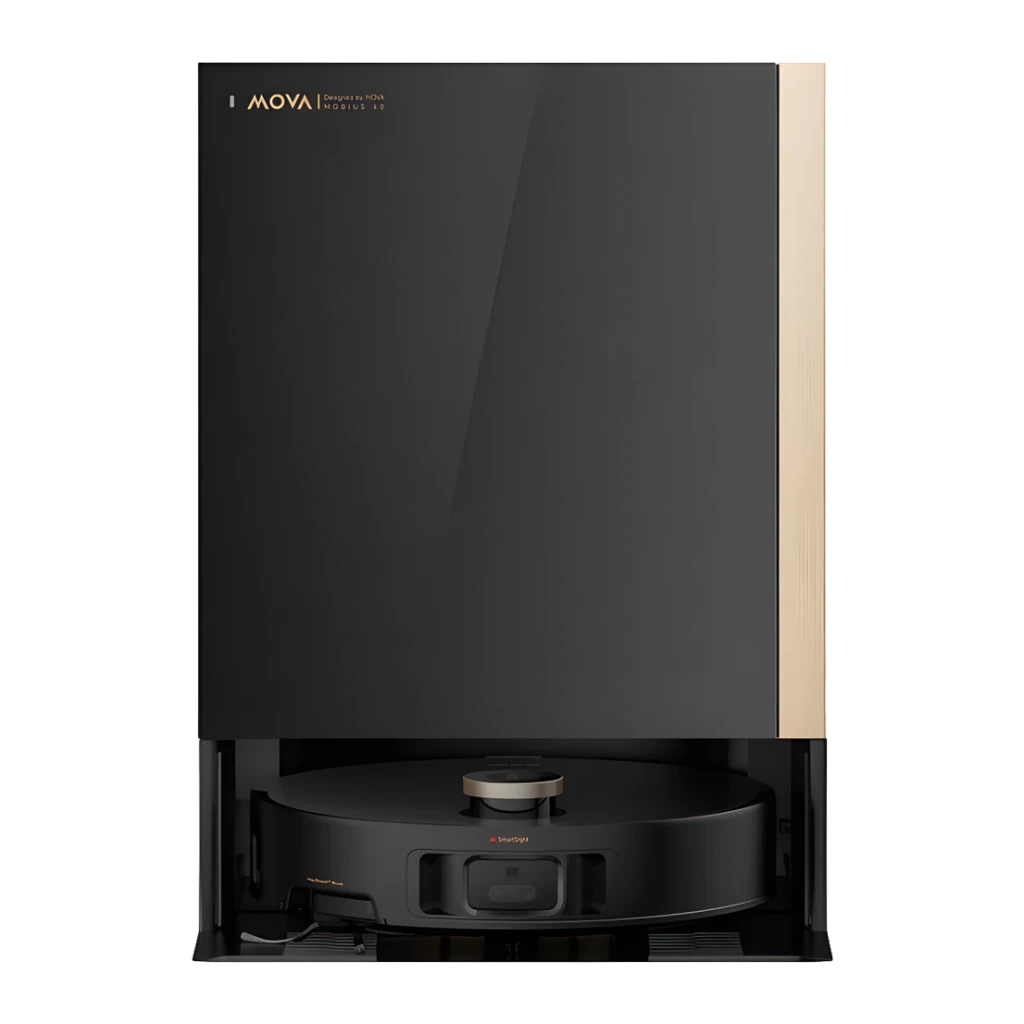 MOVA Robot aspirador y fregasuelos Mobius 60 con estación de limpieza noir - vue principale