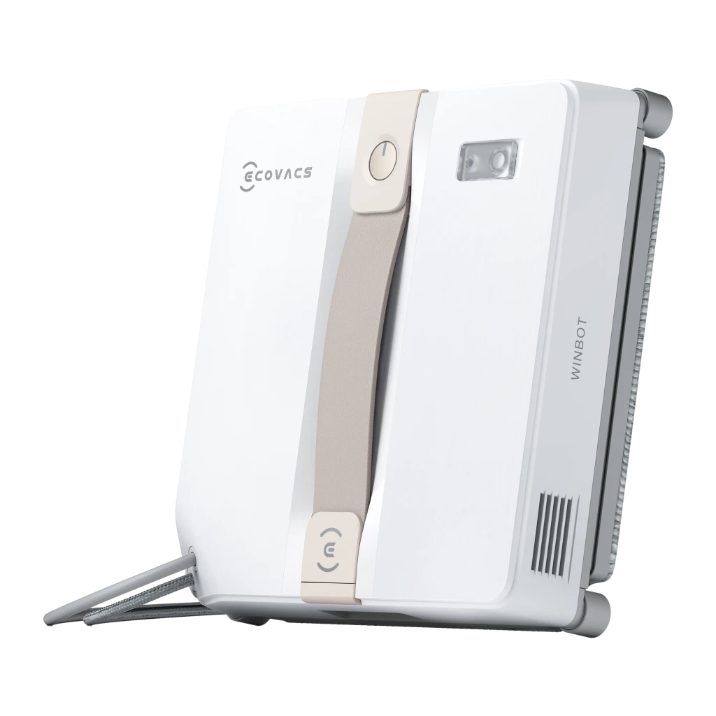 Ecovacs Robot limpiador de ventanas Winbot Mini blanco - principio de funcionamiento = Succión | se adhiere al cristal sin