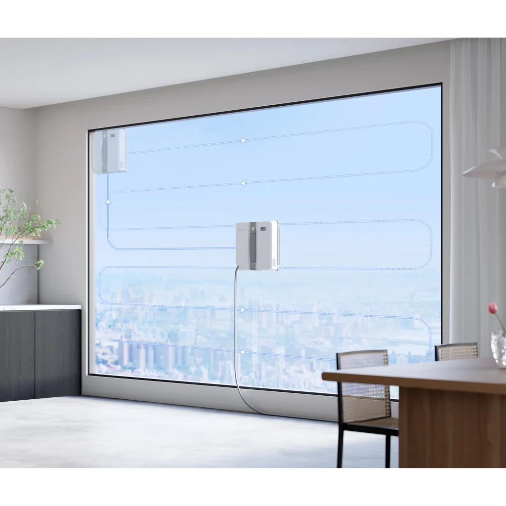 Ecovacs Robot limpiacristales Winbot Mini Gris - detalle