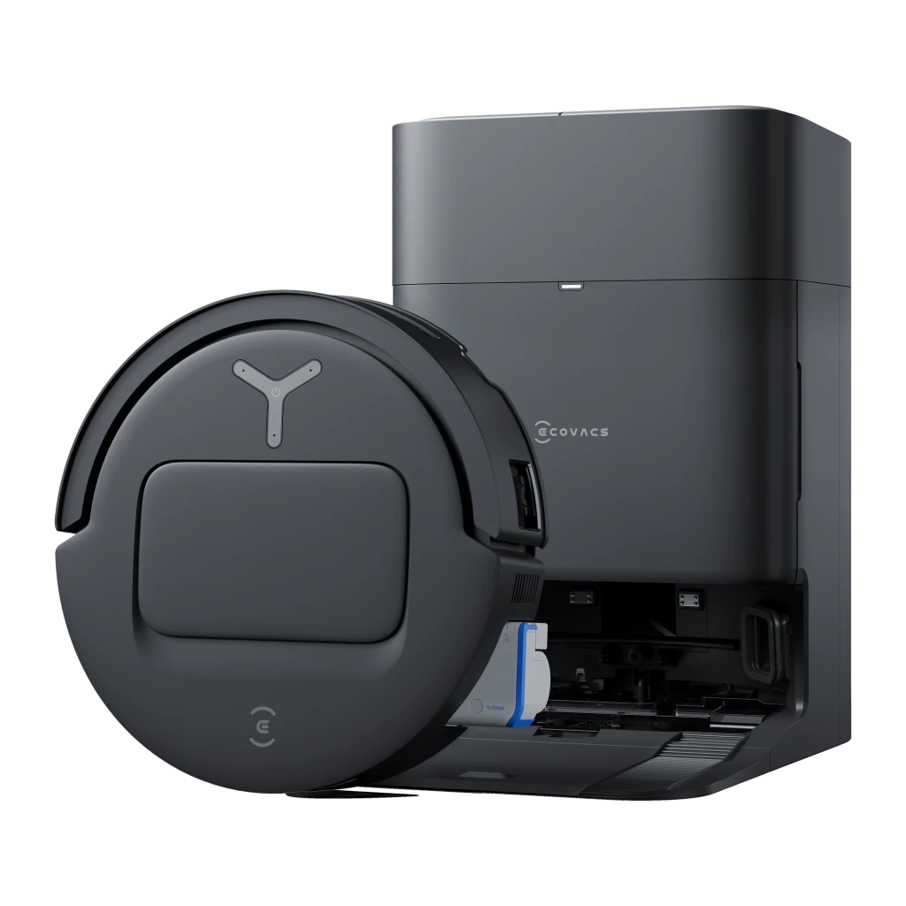 Ecovacs Negro Robot Aspirador Deebot T80 Omni Lidar D-Tof Friegasuelos Autovaciado 18000Pa