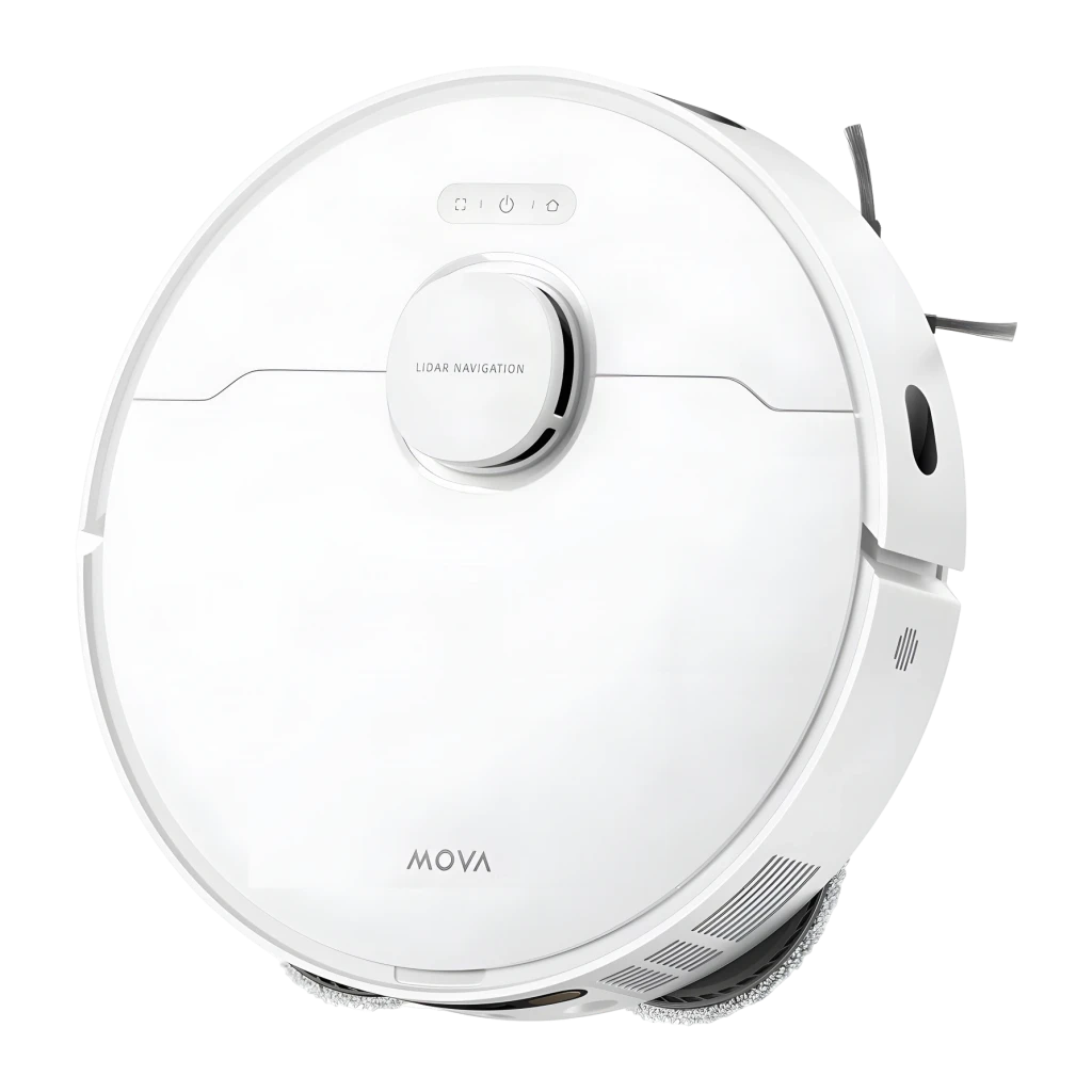 MOVA Robot aspirador y friegasuelos E40 Ultra con estación de limpieza blanc - détail 2