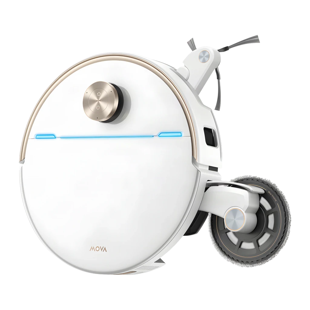 MOVA Robot aspirador y friegasuelos V70 Ultra Complete con estación de limpieza blanco - fregado = Sí, con lavado automático