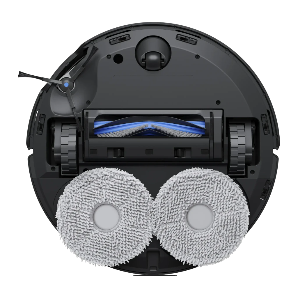 Ecovacs Robot aspirador Deebot T50 Omni Negro - altura del robot = 81 mm | con 81 mm pasa bajo la mayoría de sofás y