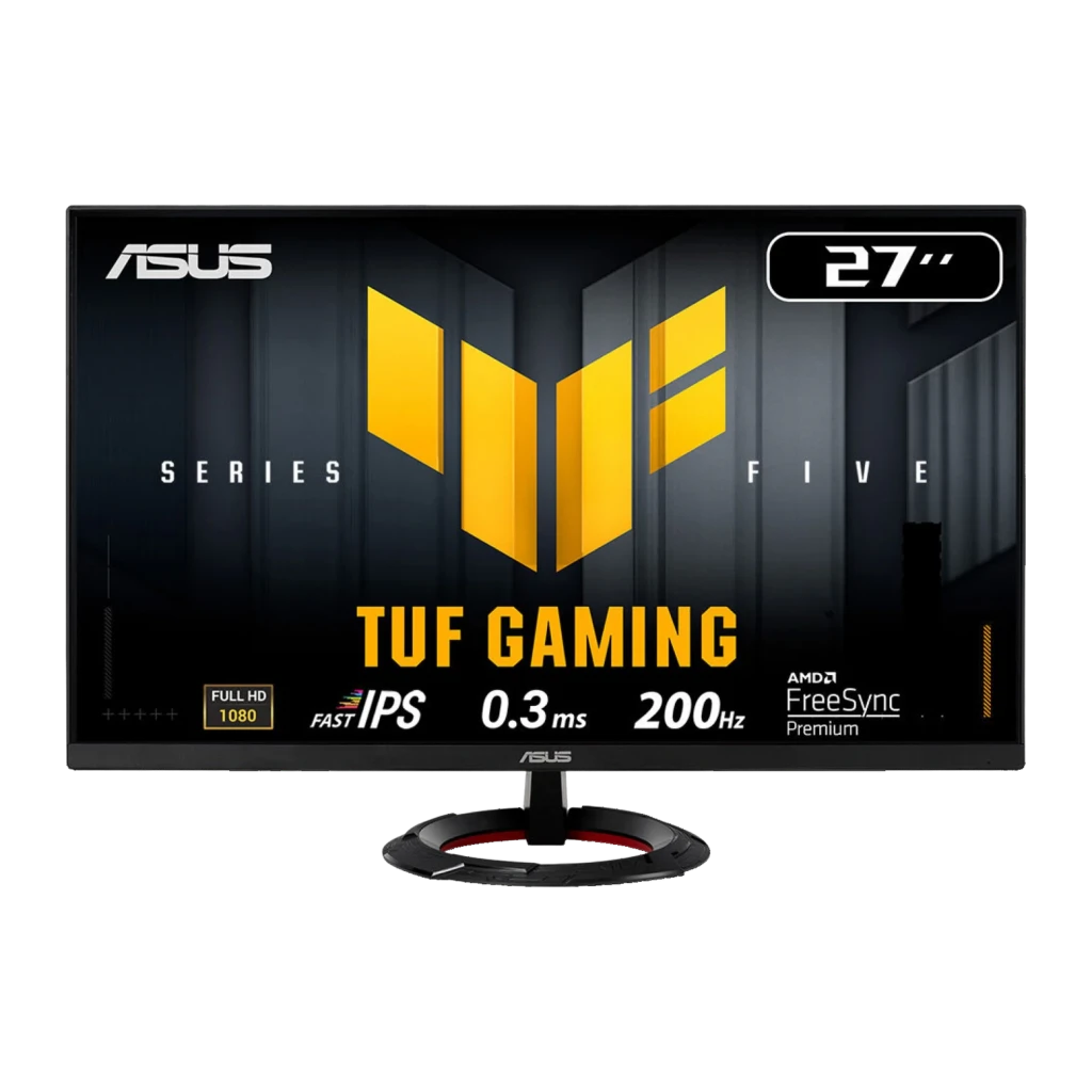 ASUS Monitor TUF Gaming VG279Q5R 27 pulgadas Full HD 200Hz IPS FreeSync HDR10 negro - vista principal