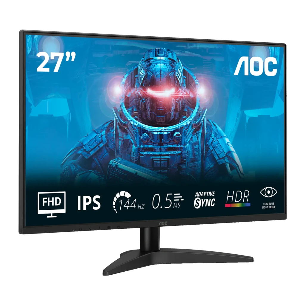 AOC Monitor 27B36X 27 pulgadas Full HD IPS 144Hz HDR10 negro - diagonal y resolución = 27 pulgadas Full HD (1920 x 1080) | 27