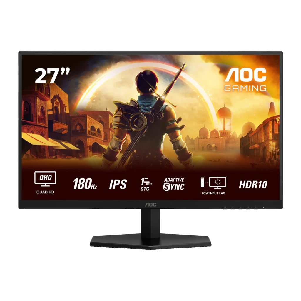AOC Monitor Q27G42XE 27 pulgadas Flat Screen negro, rojo - vista principal