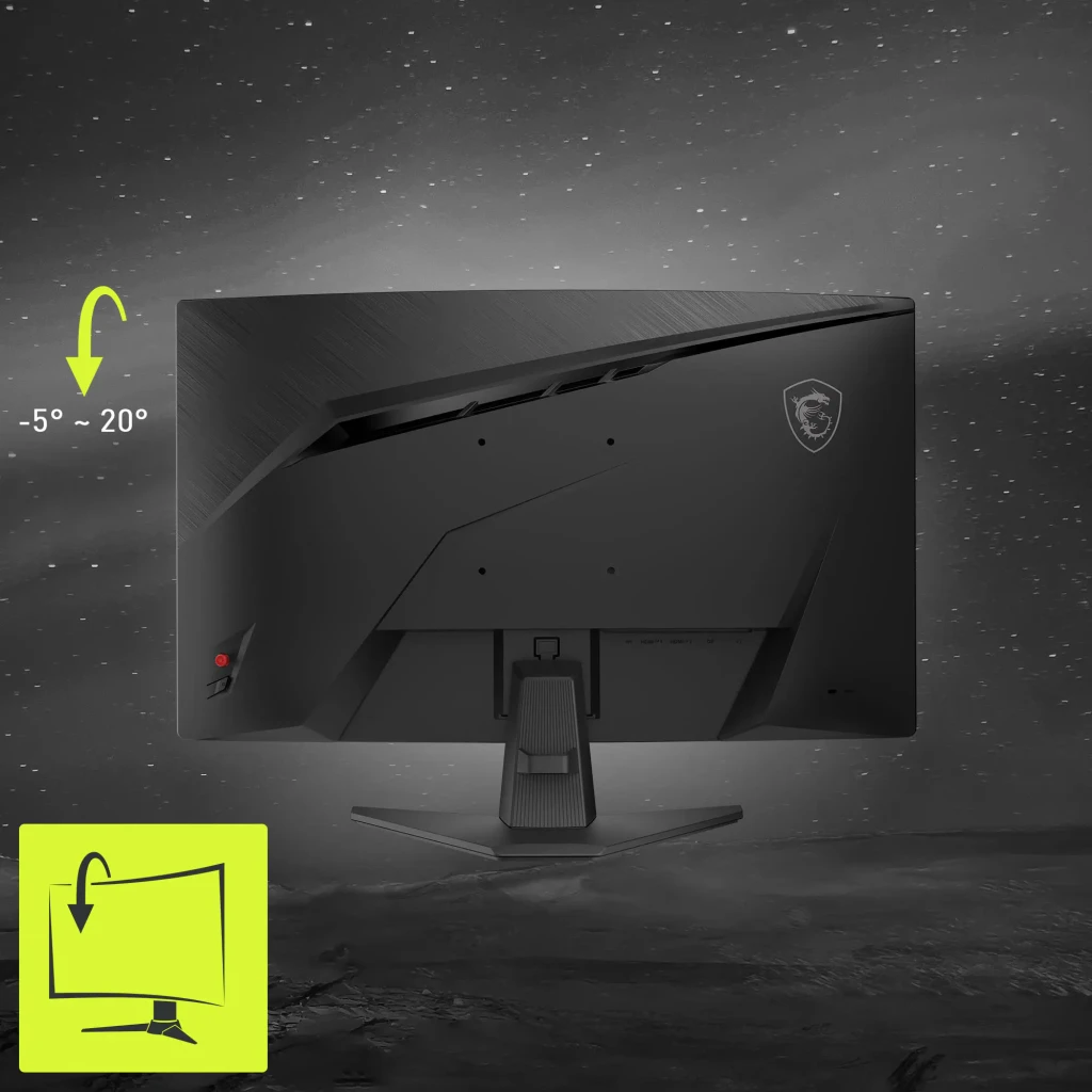 MSI Monitor MAG 274CF X24 27 noir - détail 5
